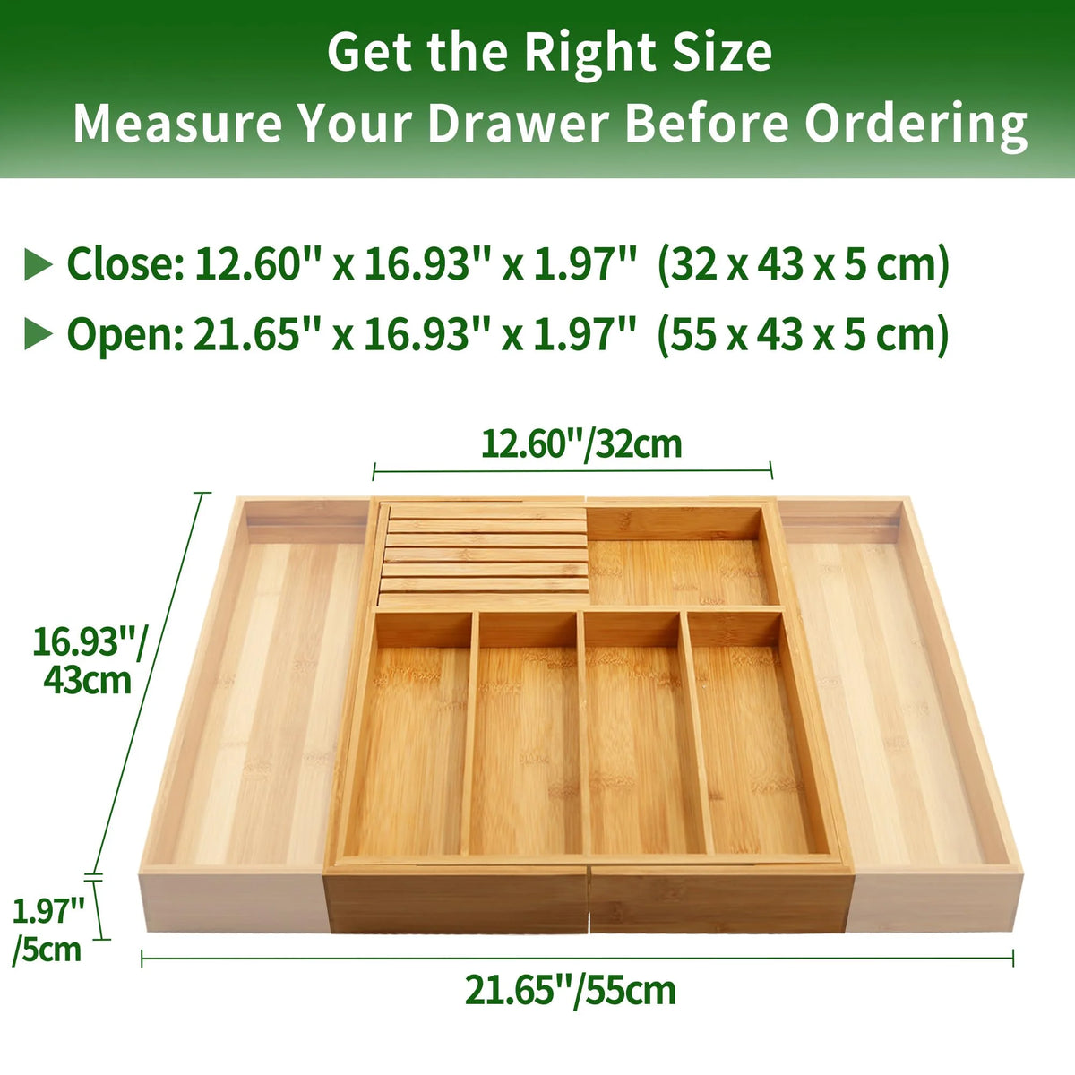 Bamboo Kitchen Organizer L6758