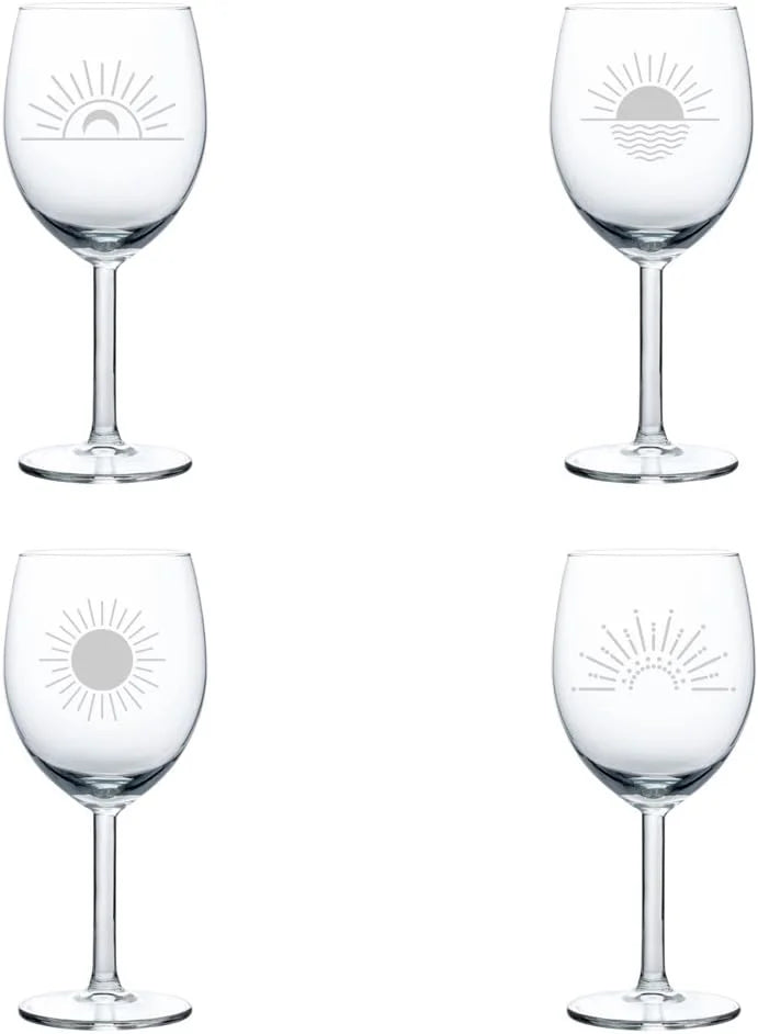 Set of 4 Wine Glass 10 oz H48316