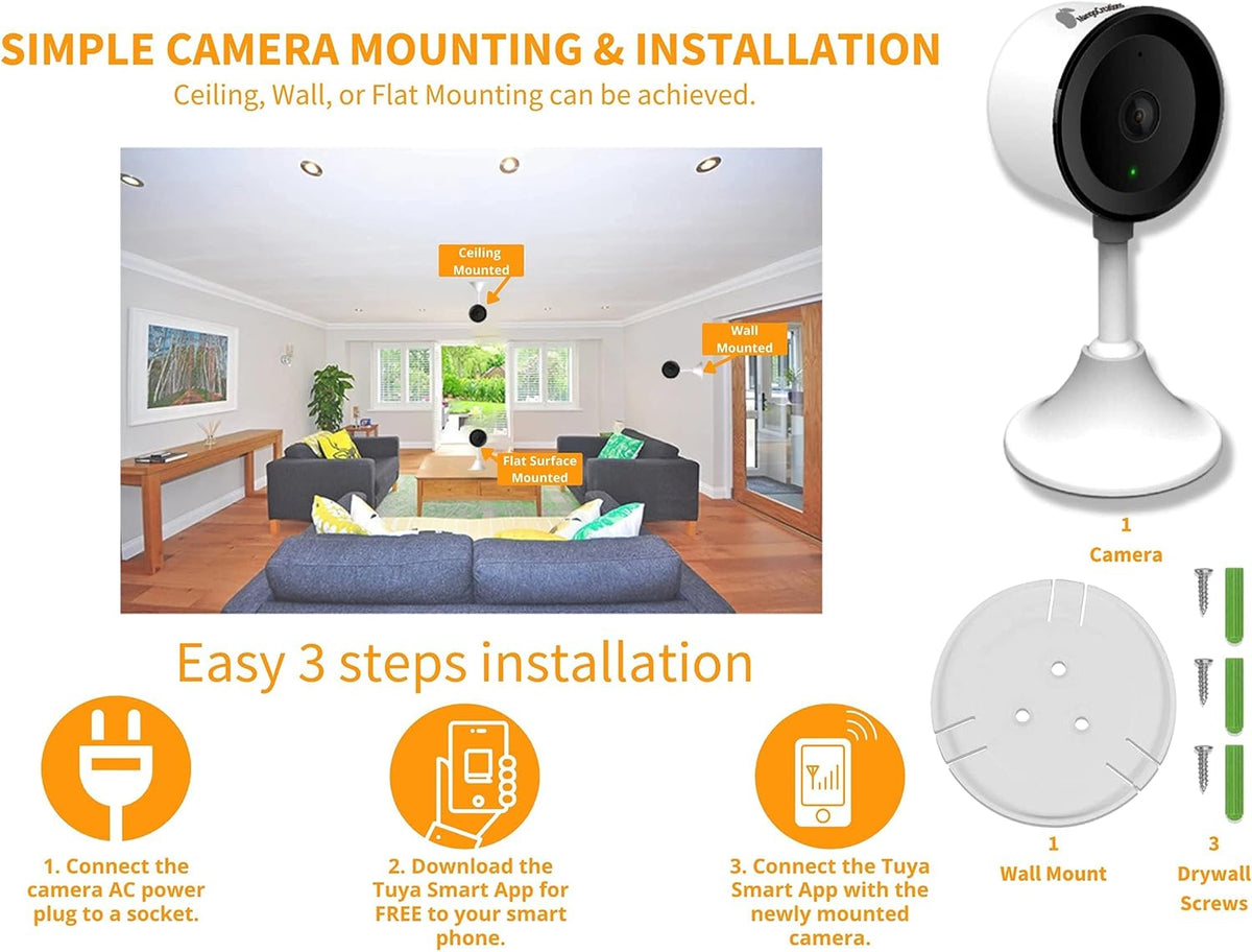 1080p HD Indoor Security Camera H464703