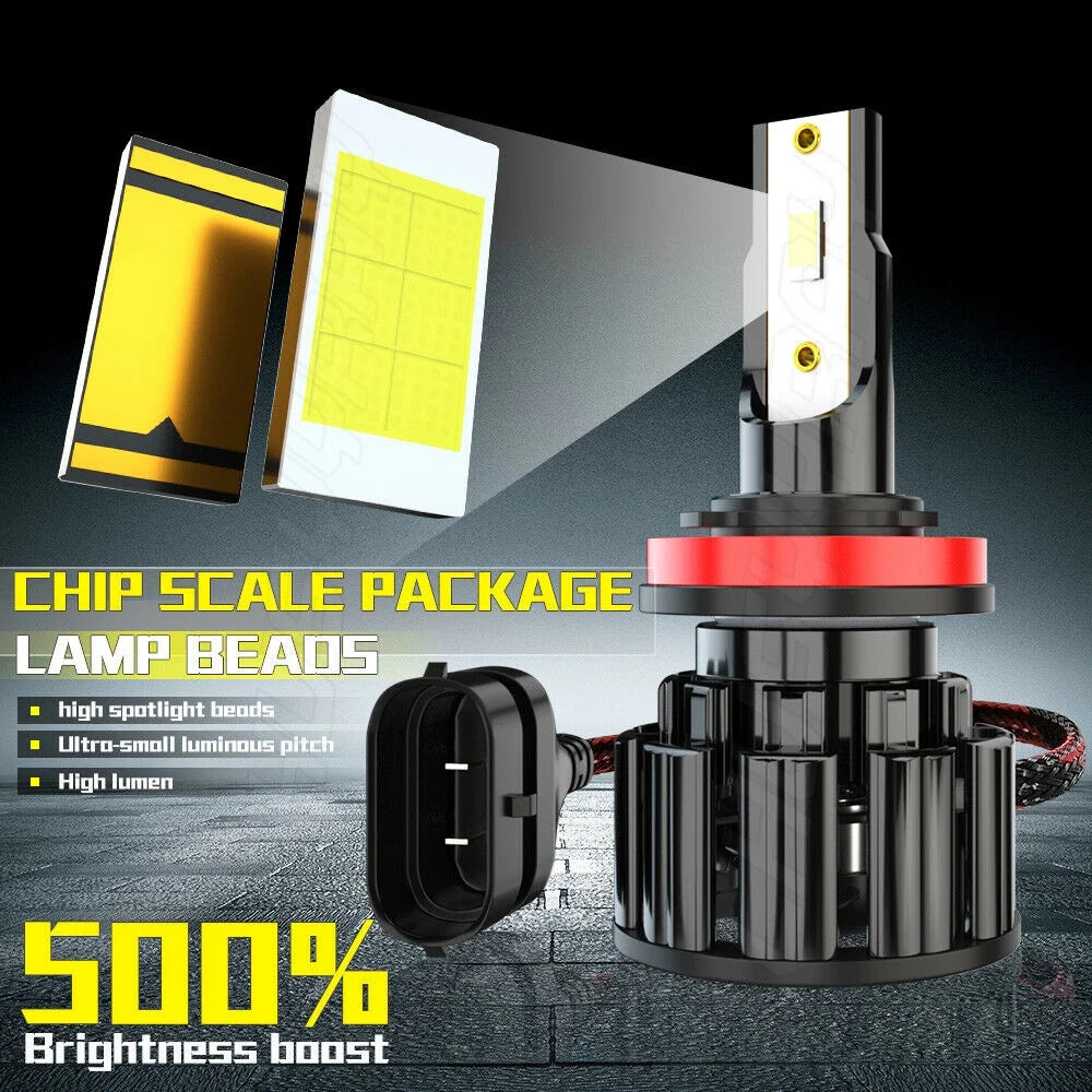 Combo LED Headlight Hi Lo Beam Fog Light 6X Bulbs T110400