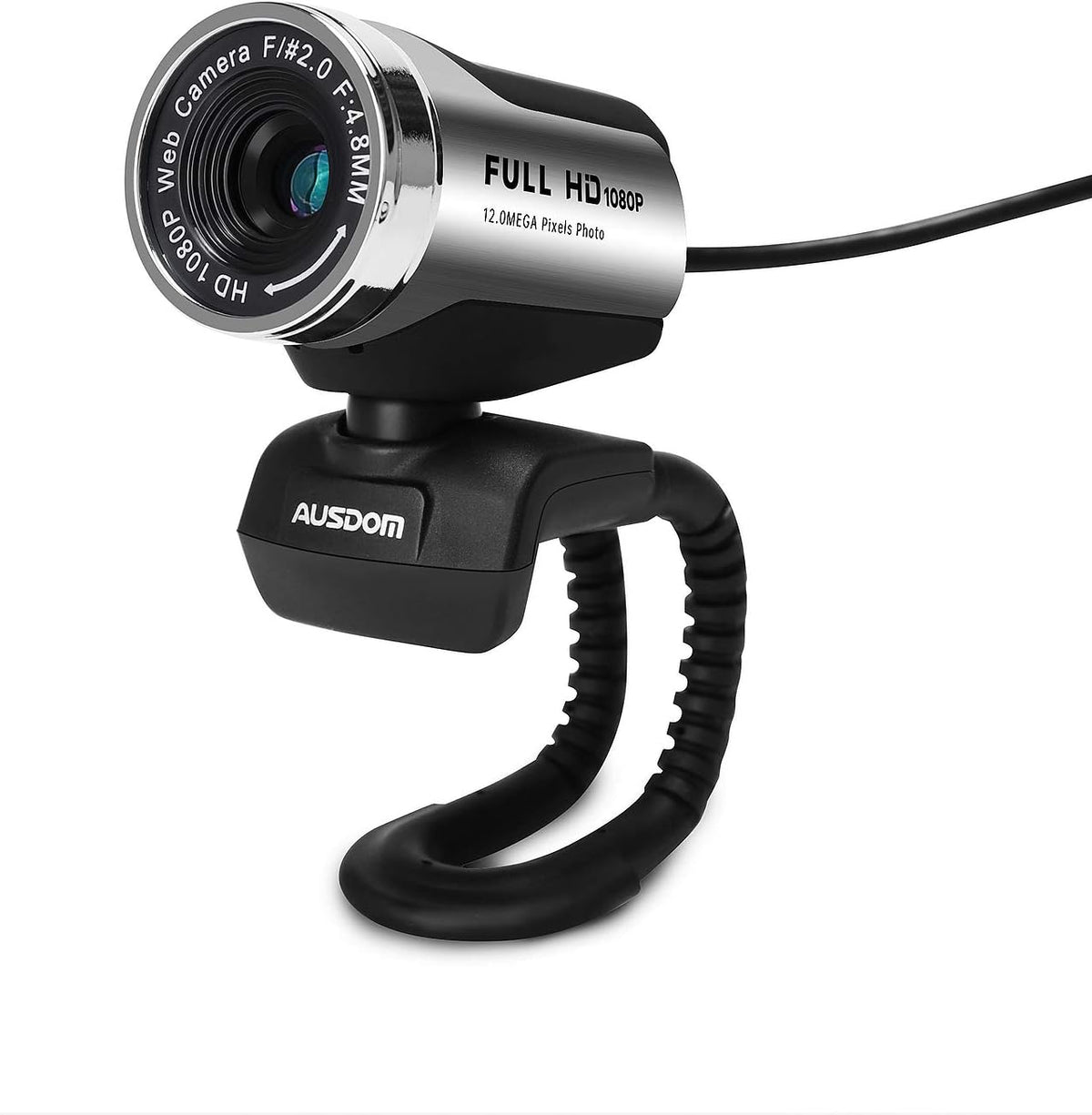 2K Webcam with Microphone and Speaker, Privacy Cover, USB Computer Camera, Pack of 2 H32903