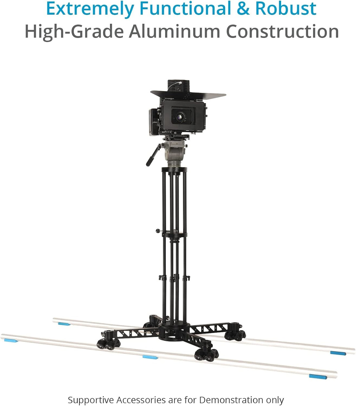 13” Camera Height Riser for Mitchell Dollies/Mitchell Base Mount Products, High-Grade Aluminum X1447