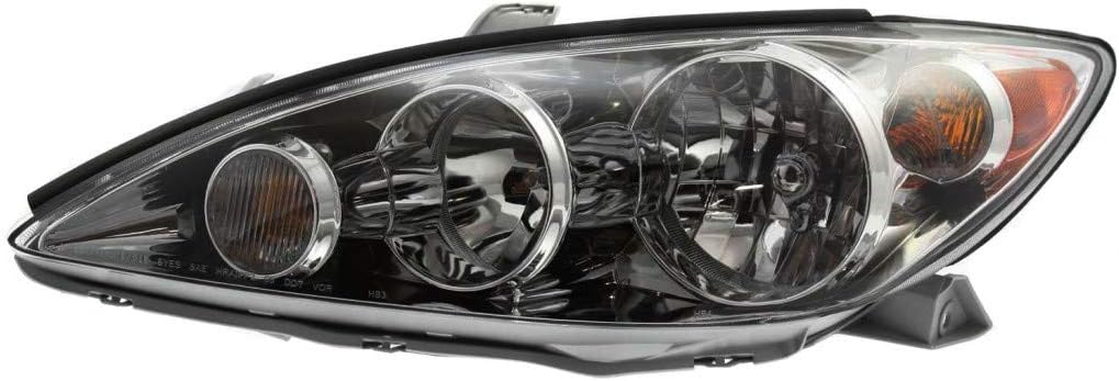 Driver Side Halogen Headlight Assembly for Toyota Camry 2005 2006 H9833