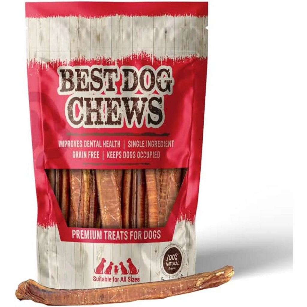 12 Inch 6 Count All Natural Grain Free Rawhide Free Beef Dog Chews S39164