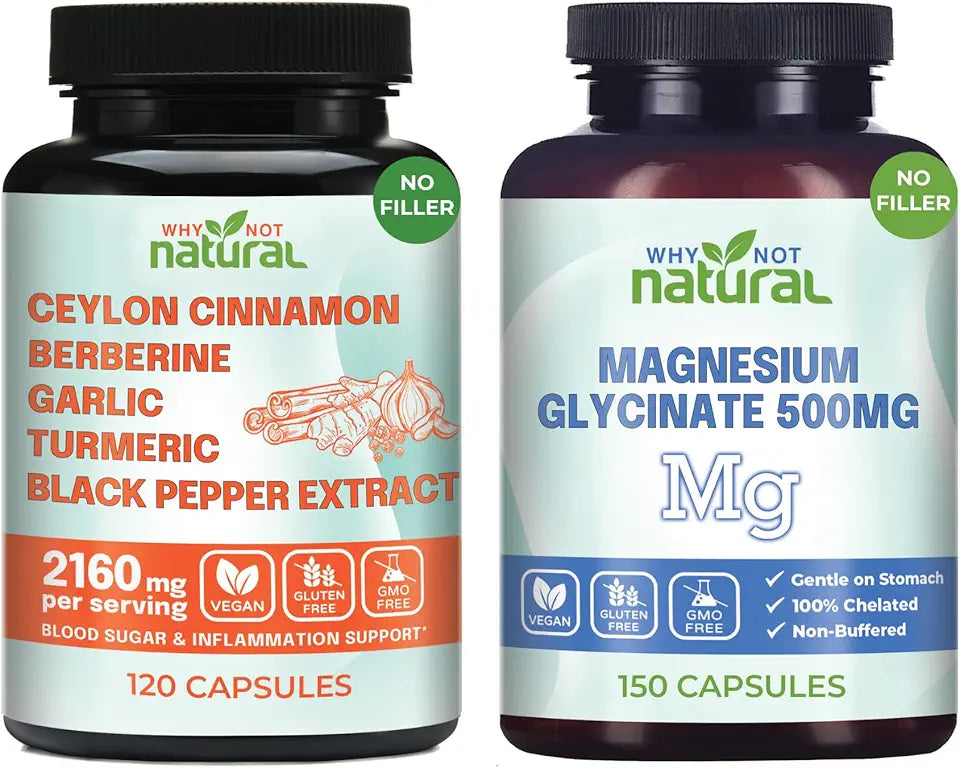 Magnesium Glycinate and Organic Ceylon Cinnamon Complex B429