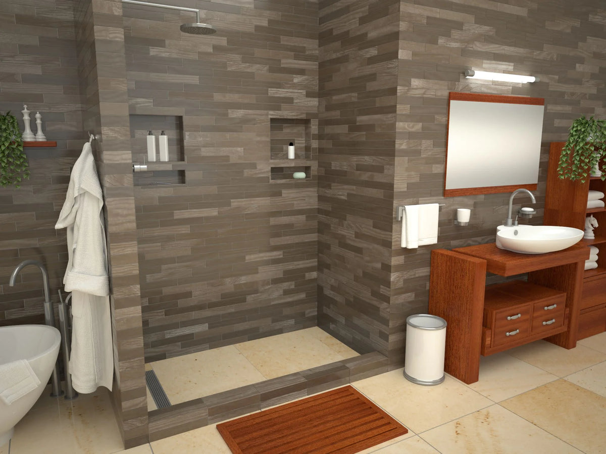 Nickel 30" X 48" Rectangular Shower Base J1362