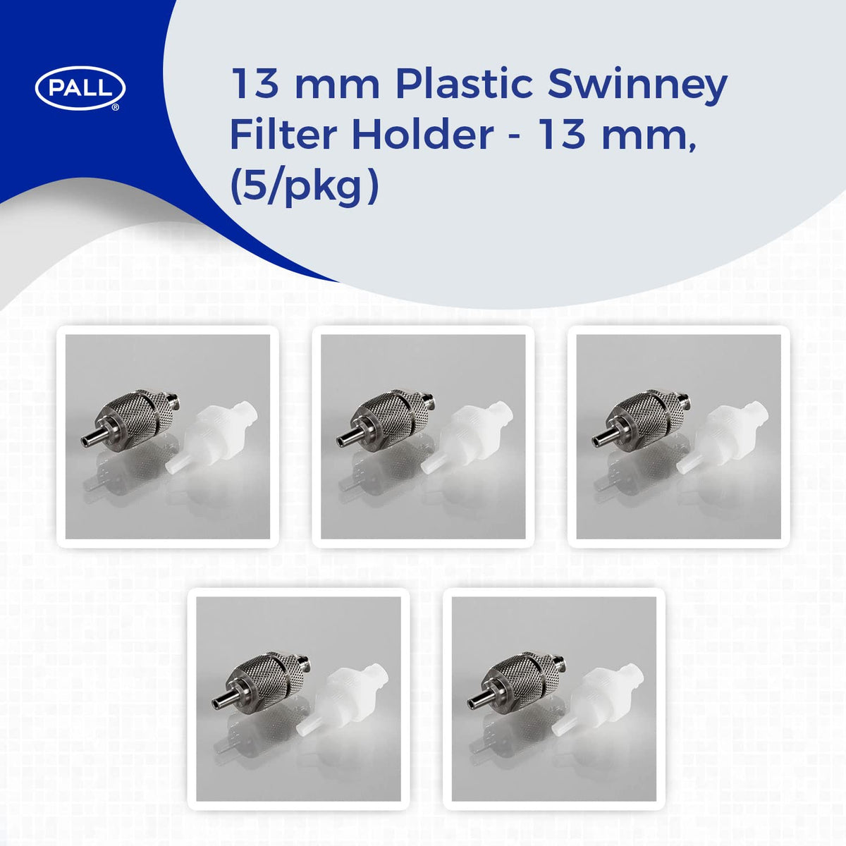 Plastic Swinney Filter Holder, Filter Size 13 mm, Non-sterile, Pack of 5 O881