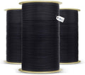 Bungee Cord Black Polypropylene Sheath Silicone Latex Core Flexible Cable B7007