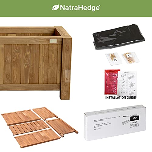 Wooden Planter Box (44" x 15" x 15") D522224