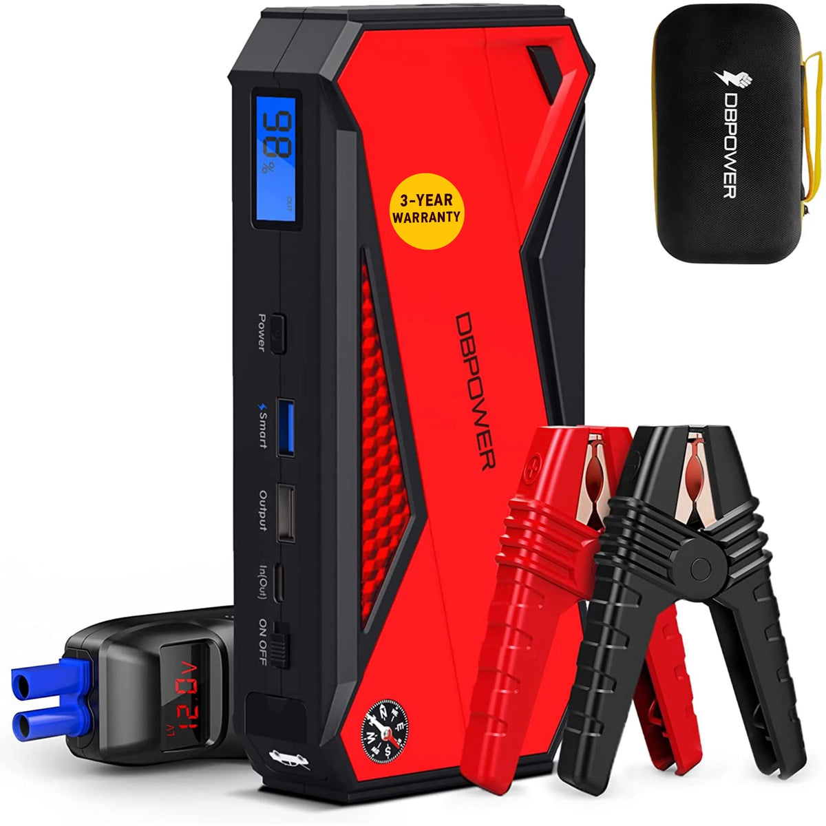 1600A Peak 18000mAh Portable Car Jump Starter F666516