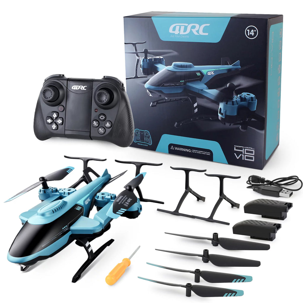 RC Helicopter Drone with 1080P HD Camera Blue F12126