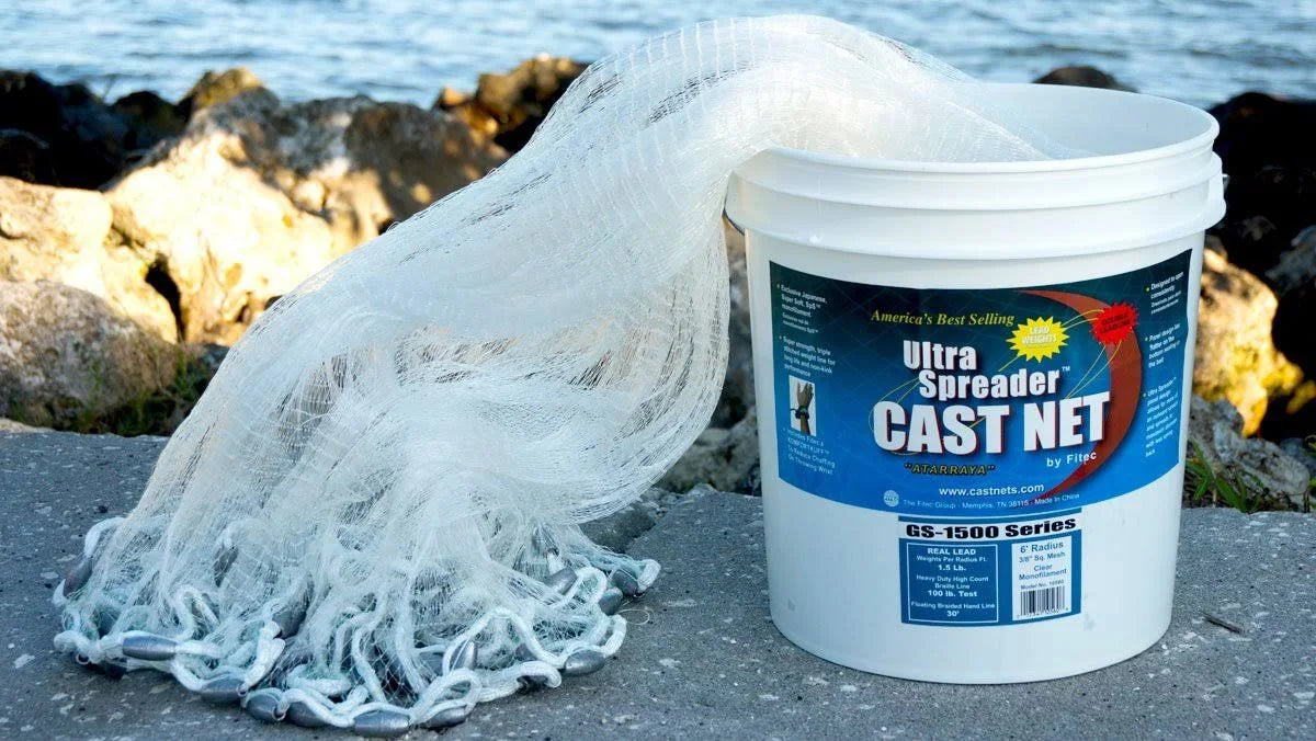 Ultra Spreader 3/8 inch Mesh, Clear, 1.5 lb Wts, Size: 7 I327