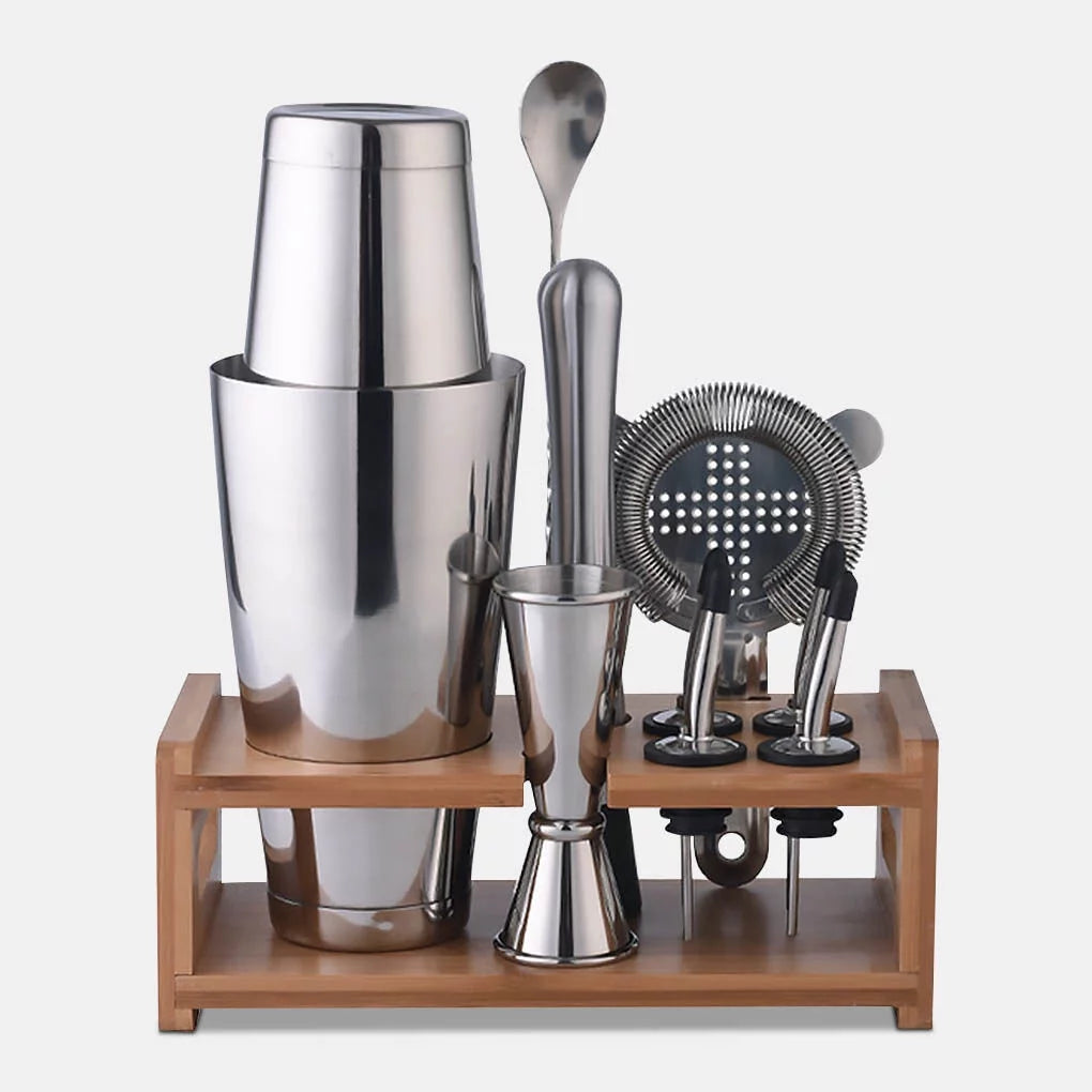 10 Pcs Stainless Steel Bartender Kit Q593666