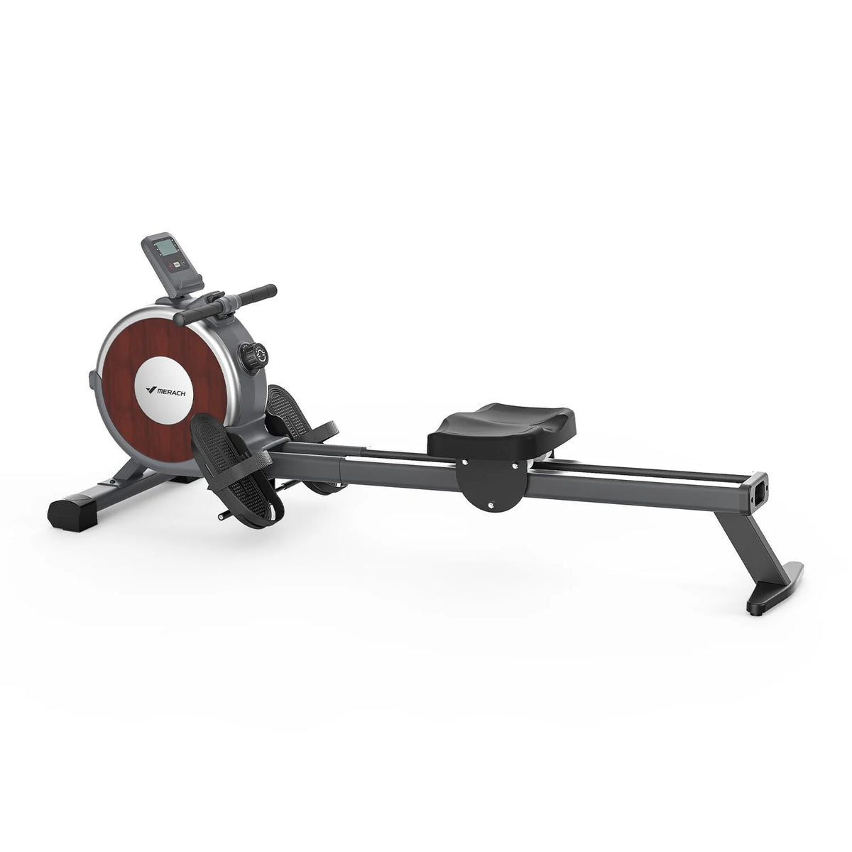 Magnetic Rowing Machine Quiet 16 Levels of Resistance Bluetooth Black Rower V2278