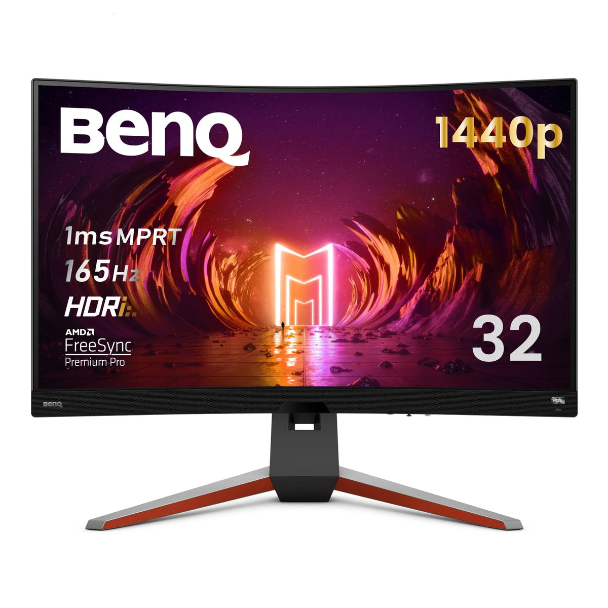 32" QHD 1440p 165Hz 1ms Curved Gaming Monitor H1423