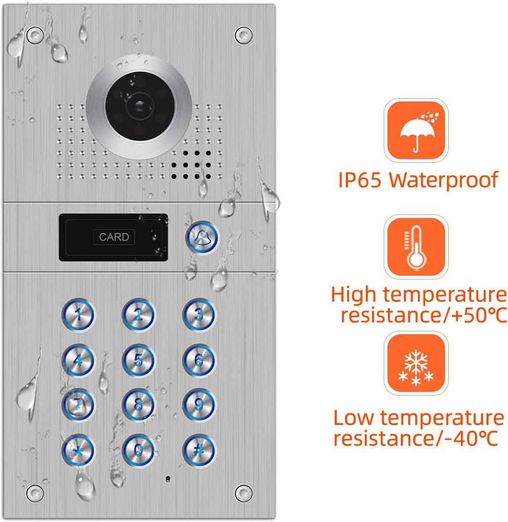 7 Inch Wired Video Doorbell 960P Camera IP65 Waterproof S699070