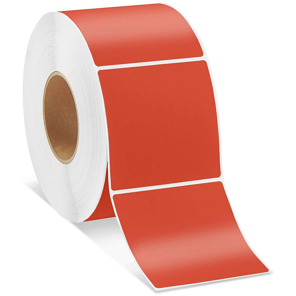 Red 4 x 4 Thermal Transfer Labels K858
