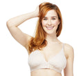 Comfort Bra with Front Overlap Hook and Eye Closure C75525