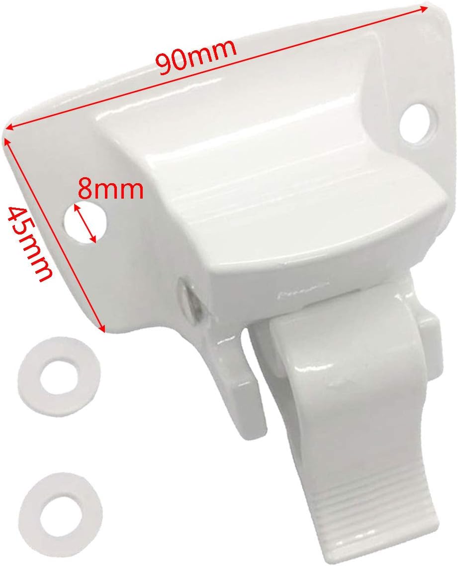White Wall Mount Bracket for RV Camper Trailer (2 PCS) Z87947