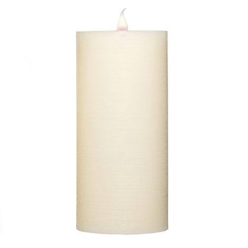 Ivory Flameless LED Pillar Candle Z49309