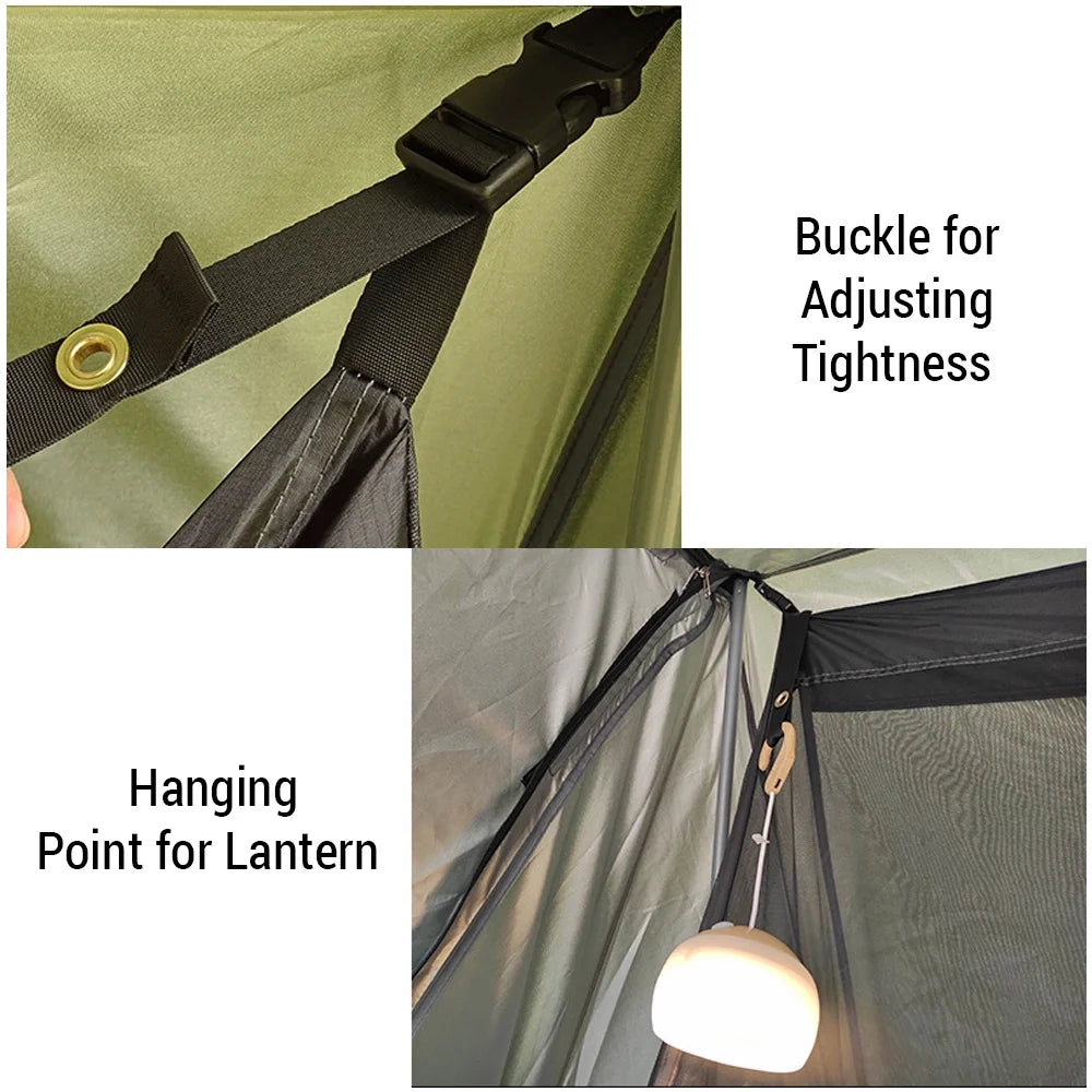 Windproof Waterproof Backpacking Tent for 1/2 Person Double Layer S28048