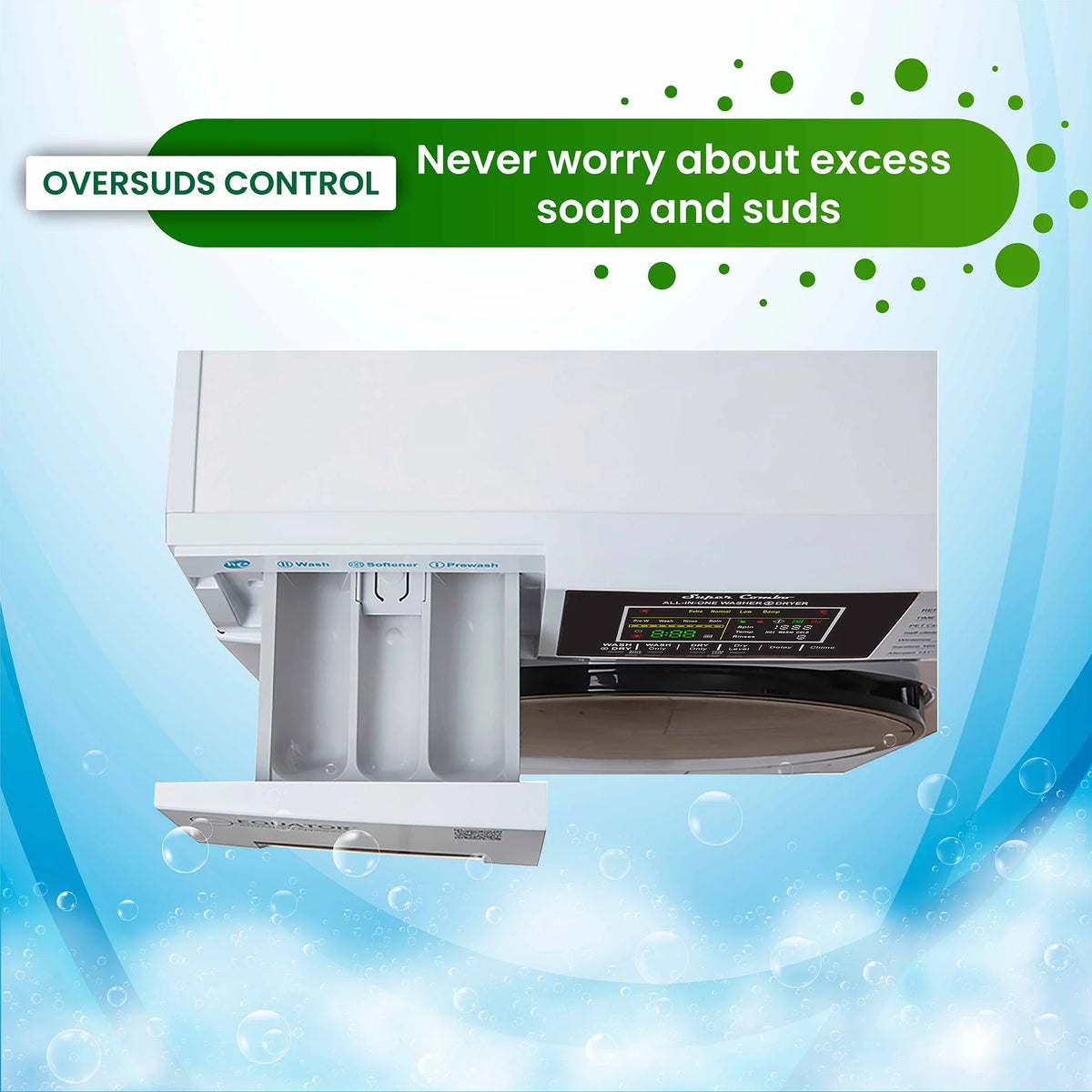 White Ventless Combo Washer-Dryer T42104