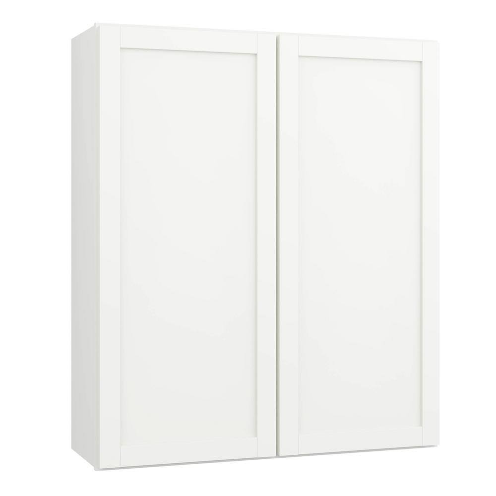 White Laminate Shaker Wall Kitchen Cabinet 36 in. x 42 in. L744040