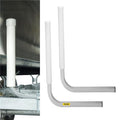 22 in. Steel Boat Trailer Guide-on with White PVC Tube Covers Q76741
