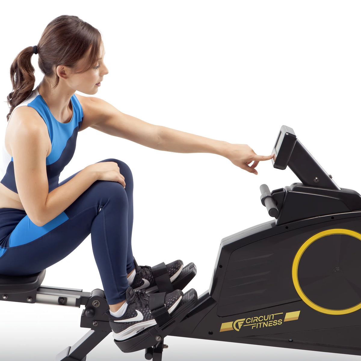 Foldable Magnetic Rowing Machine with 8 Resistance Settings V17341