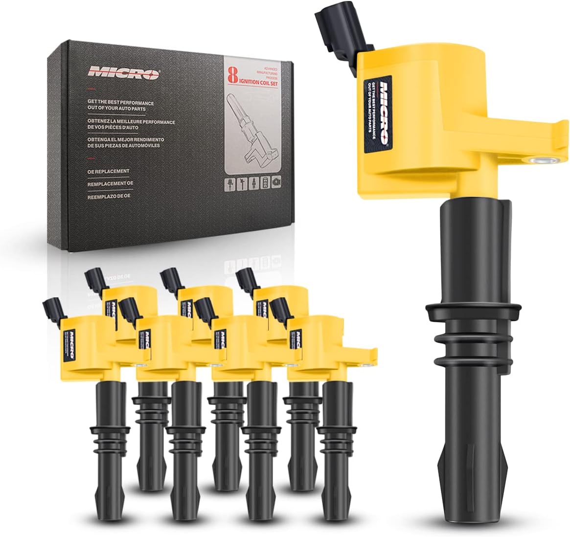 8 Ignition Coils & Iridium Spark Plug Set K6801