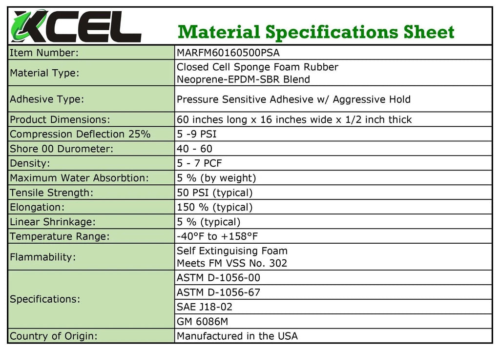 Marine Foam Rolls Sheets with Adhesive Closed Cell Foam Padding Neoprene Foam Cosplay Easy Cut - Various Sizes (60" x 16" x 1/2" (1 Pack), Black, 1) V861046