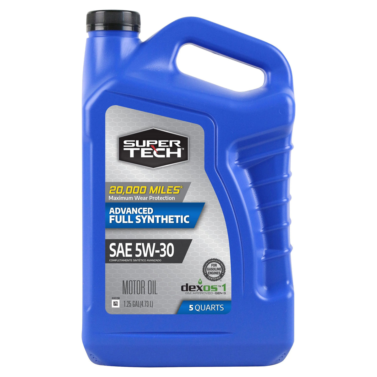 Full Synthetic Motor Oil SAE 5W-30, 5 Quarts O785
