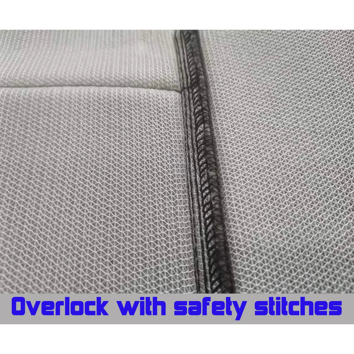 Black and Charcoal Velour Truck Seat Covers T23645