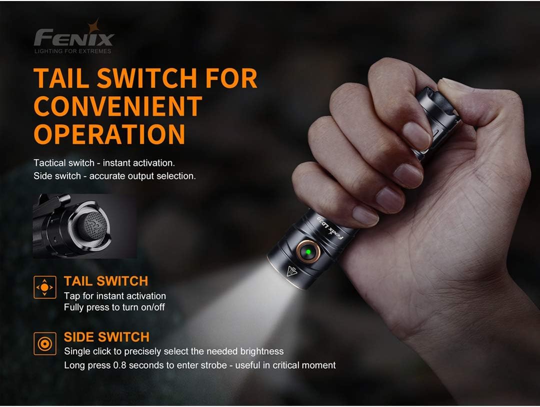 1600 Lumen Rechargeable Dual Fuel LED Flashlight S286