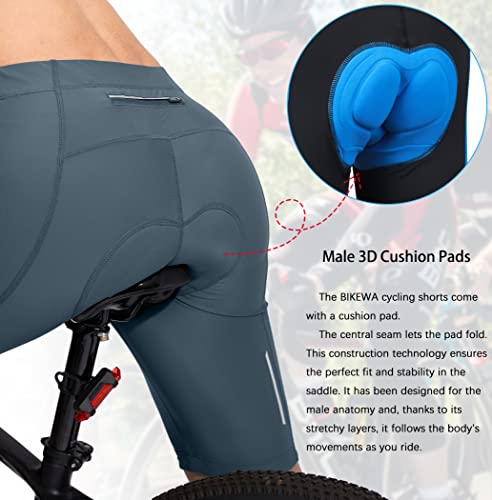 3D Padded Cycling Shorts with Zipper Pockets O93435