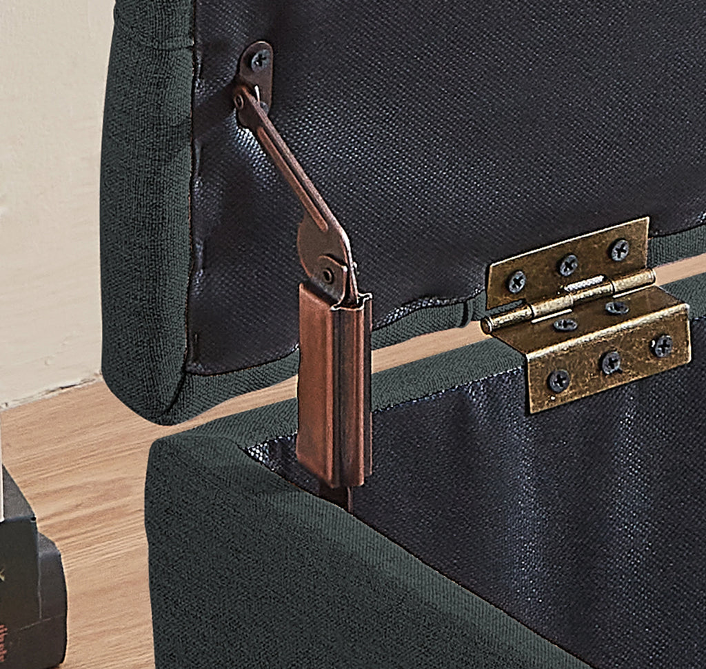 Flip Top Storage Bench with Padded Seat D818737
