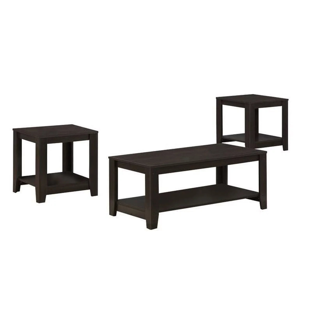 3 Piece Coffee Table Set in Cappuccino X473