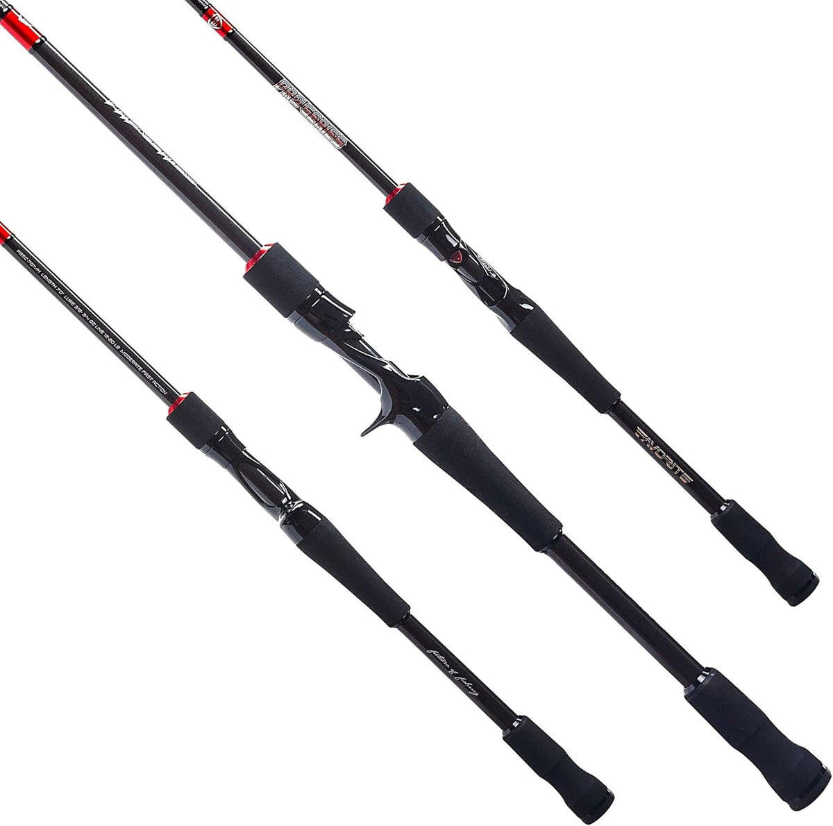 Light Weight Carbon Fiber Graphite Blend Bait Casting and Spinning Fishing Rod O893