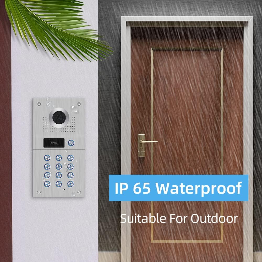 7 Inch Wired Video Doorbell 960P Camera IP65 Waterproof S699070