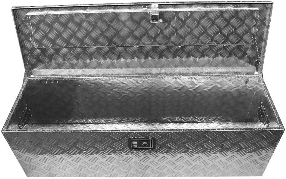 49 inch Aluminum Truck Pickup Camper Tool Box Trailer Flatbed Storage w/Lock G7627