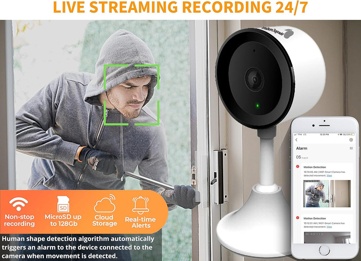 1080p HD Indoor Security Camera H464703