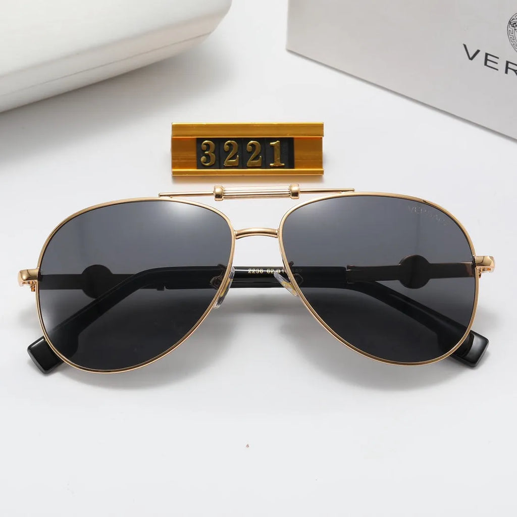 Oval Double Bridge Polarized Sunglasses M72878
