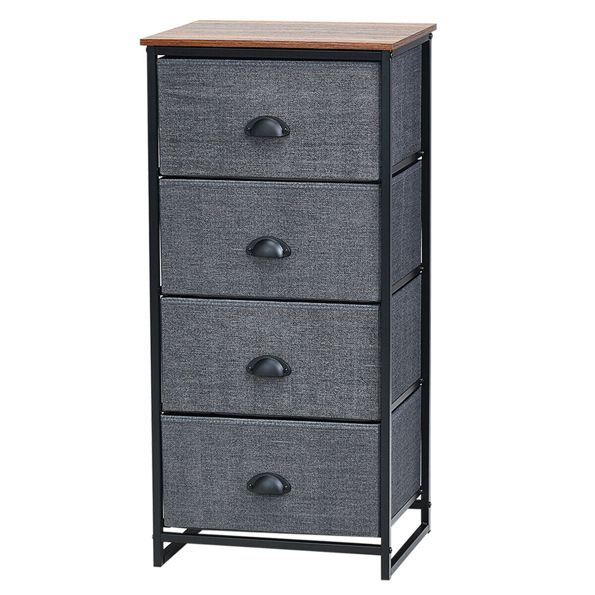Black 4 Drawer Dresser D833889