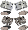 Front + Rear 4 Loaded OE Calipers with Ceramic Brake Pads Kit M26122