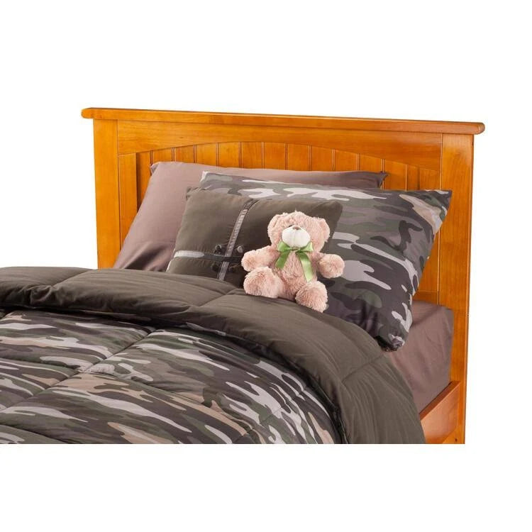Queen Caramel Latte Bed with Open Foot N1498