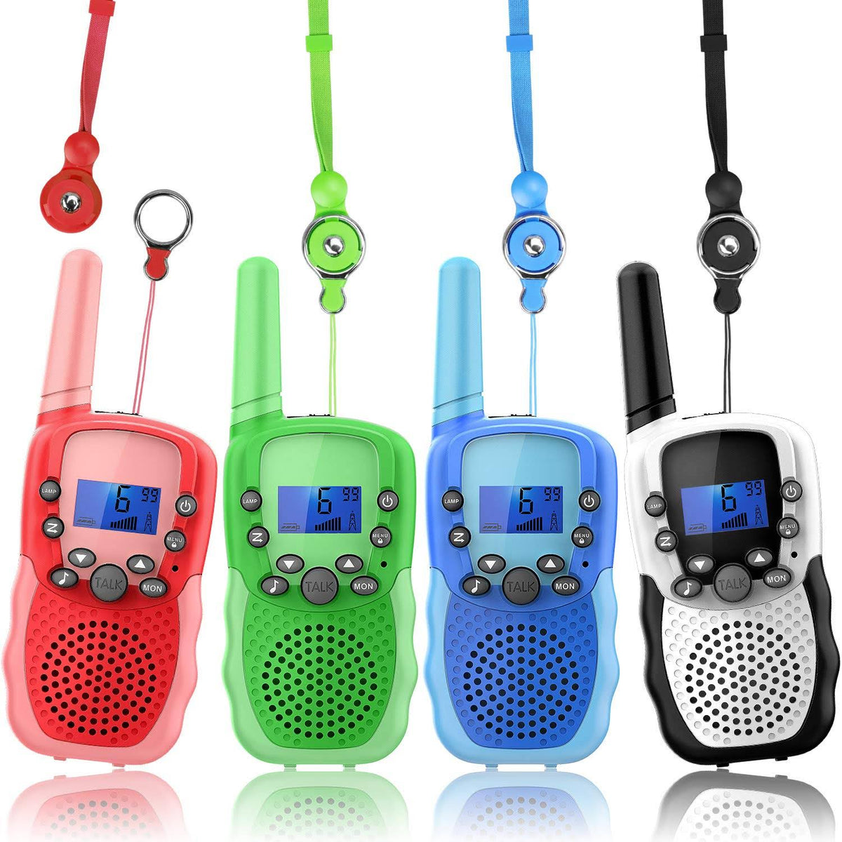 4 Pack Childrens Walkie Talkie with Flashlight Z462960