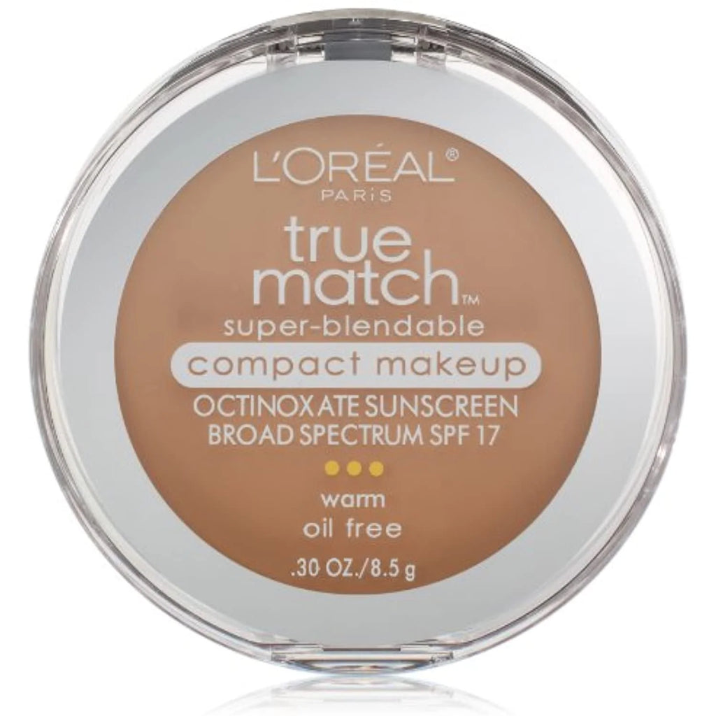 Compact Makeup, W4 Natural Beige, 0.3 Oz U809