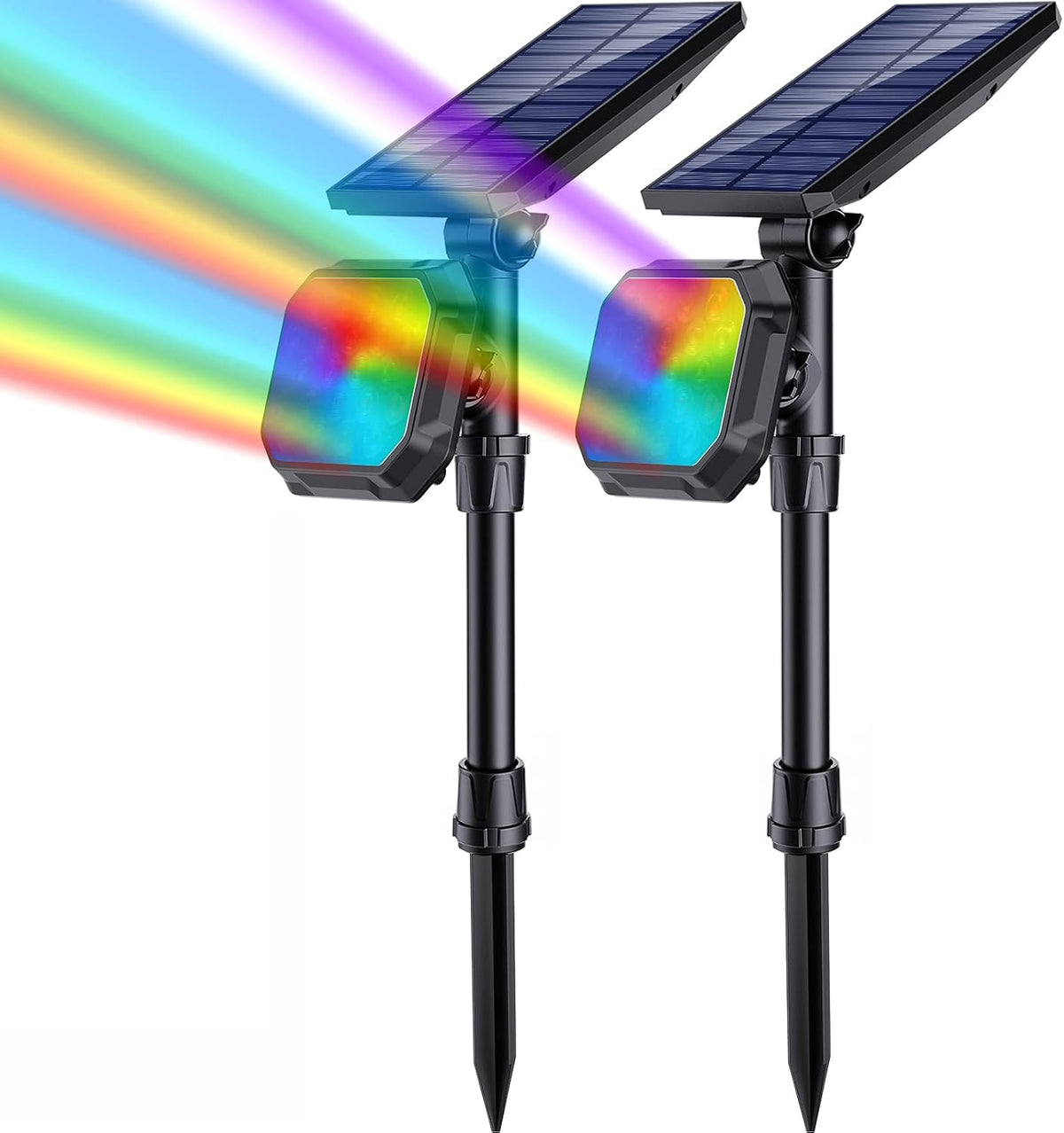 4 Pack IP65 Waterproof Solar Spot Lights Outdoor X639971