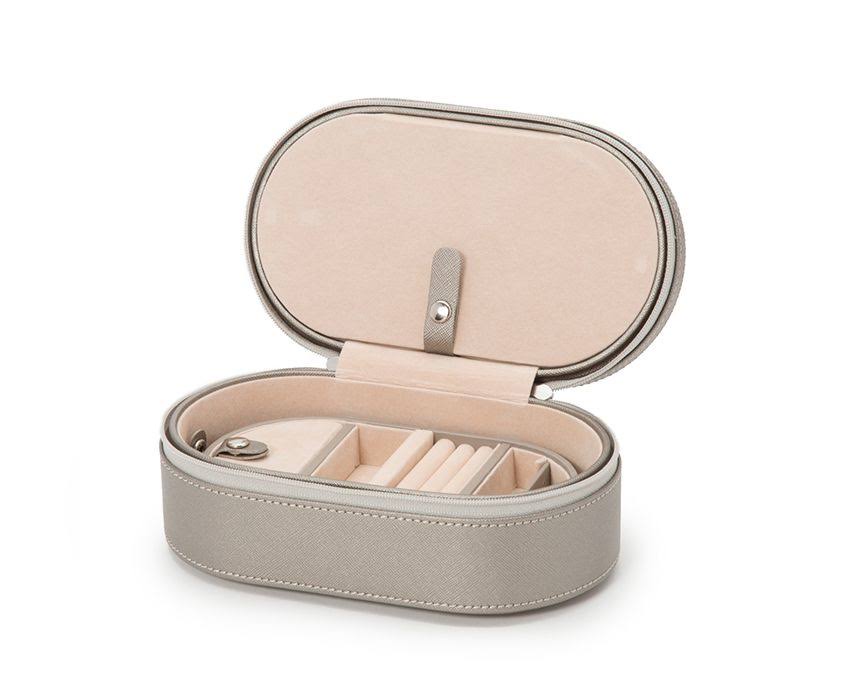 Black Oval Zip Travel Case I43315