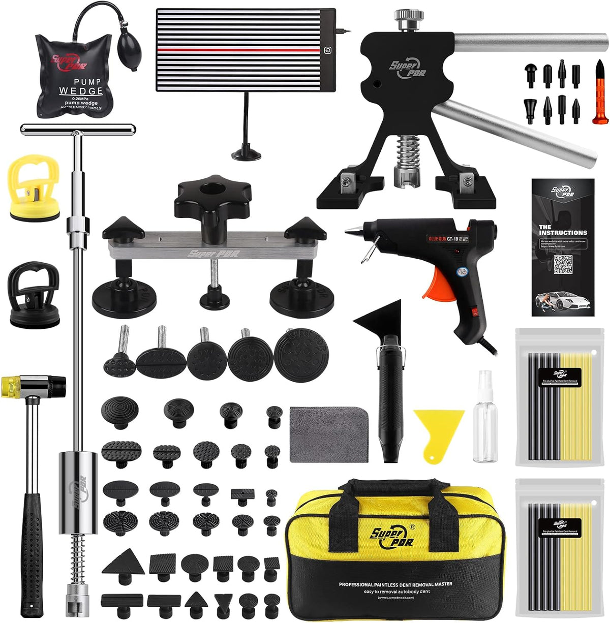 Paintless Dent Repair Kit with Storage Bag A811